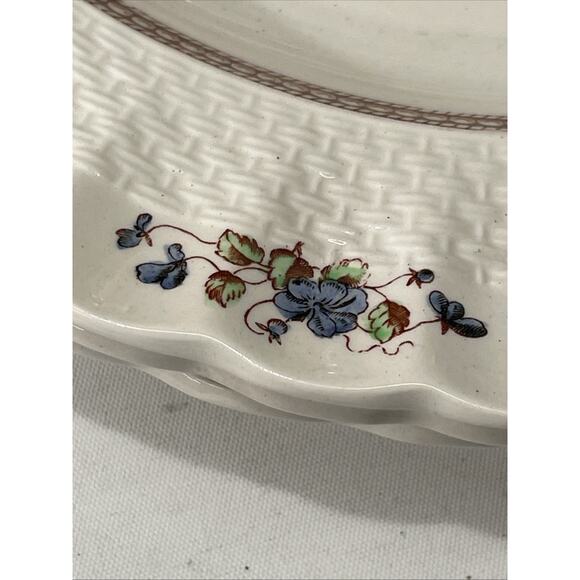 Set Of 4 Copeland Spode Rosalie Dinner Plates 10 1/2" - Picture 3 of 9